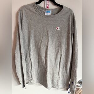 Champion Gray Long Sleeve T-Shirt